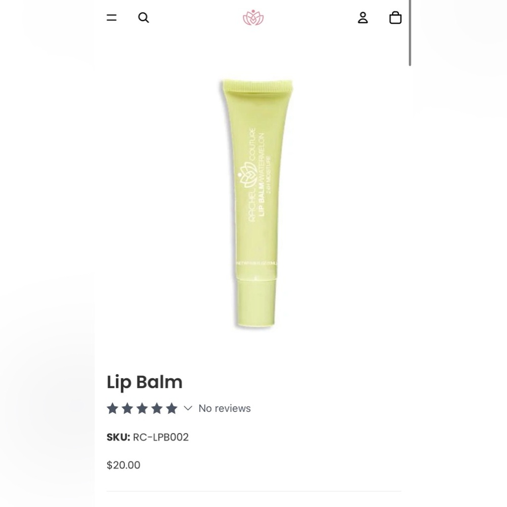 Rachel Couture Watermelon Lip Balm (2) new